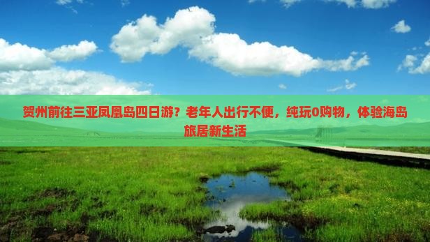 贺州前往三亚凤凰岛四日游
