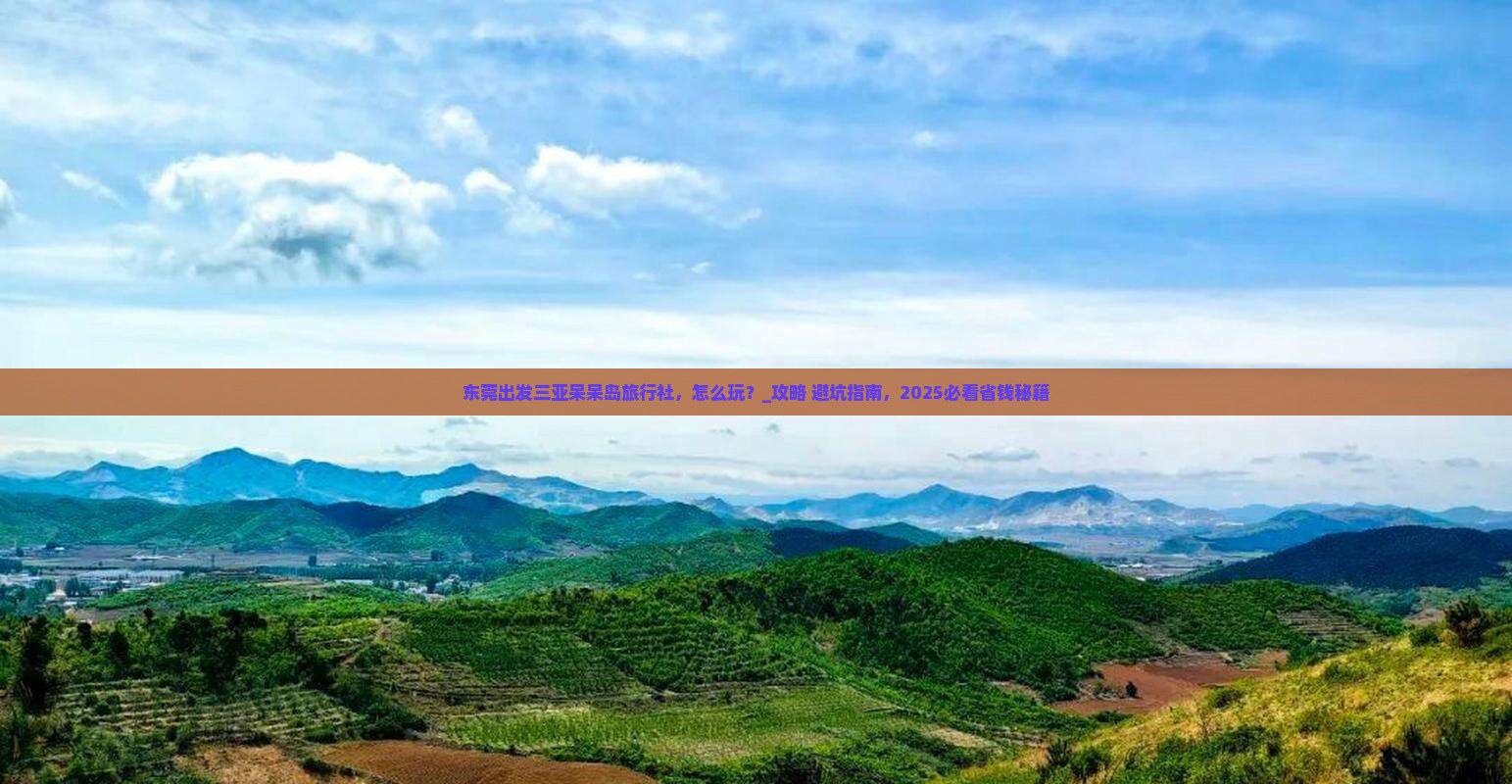 东莞出发三亚呆呆岛旅行社