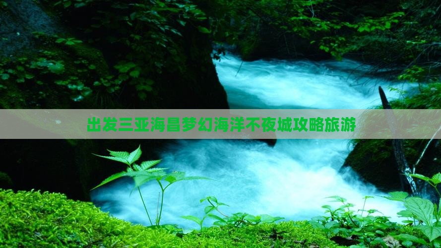 漯河去三亚海昌梦幻海洋不夜城自由团