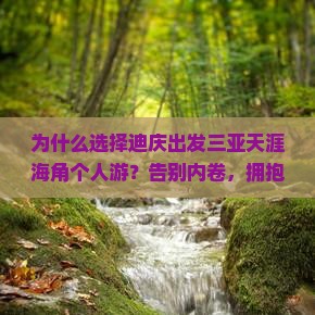 迪庆出发三亚天涯海角个人游