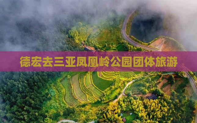 德宏去三亚凤凰岭公园团体旅游