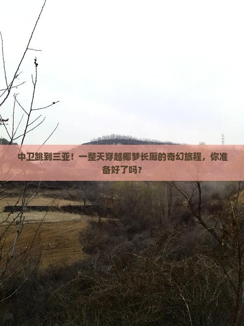 中卫出发三亚椰梦长廊一日游