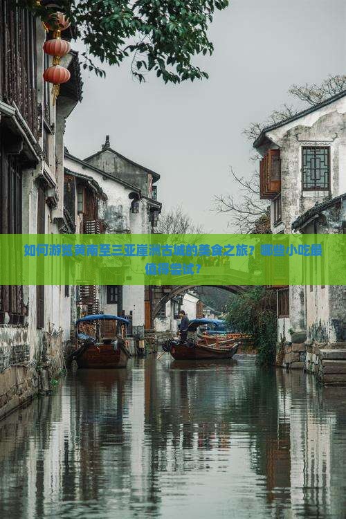 黄南去三亚崖洲古城旅游小吃