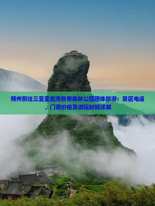 朔州前往三亚亚龙湾热带森林公园团体旅游