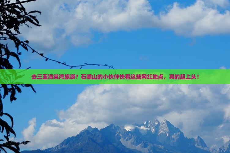 石嘴山去三亚海棠湾旅游网红地点