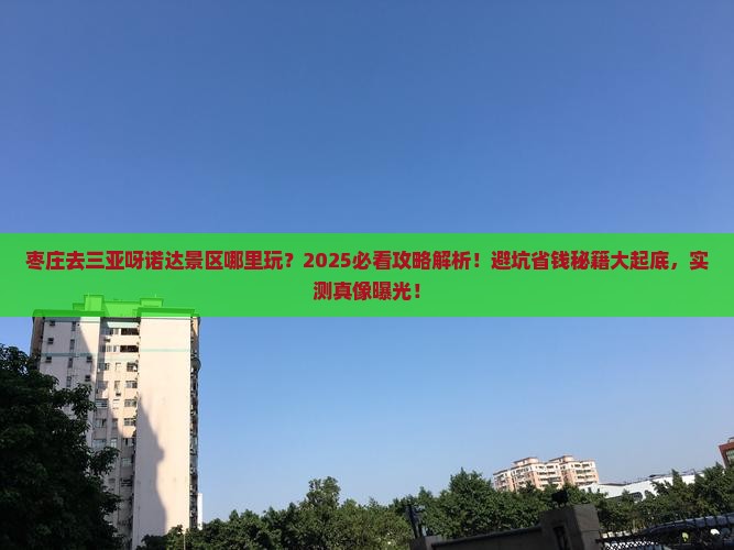 枣庄去三亚呀诺达景区哪里玩