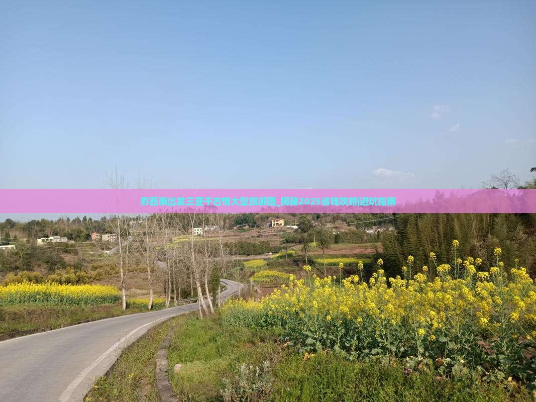 黔西南出发三亚千古情大型旅游团