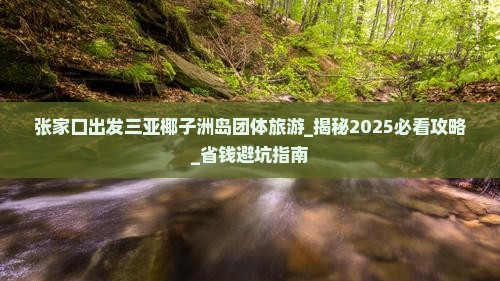 张家口出发三亚椰子洲岛团体旅游