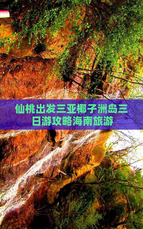 仙桃出发三亚椰子洲岛三日游