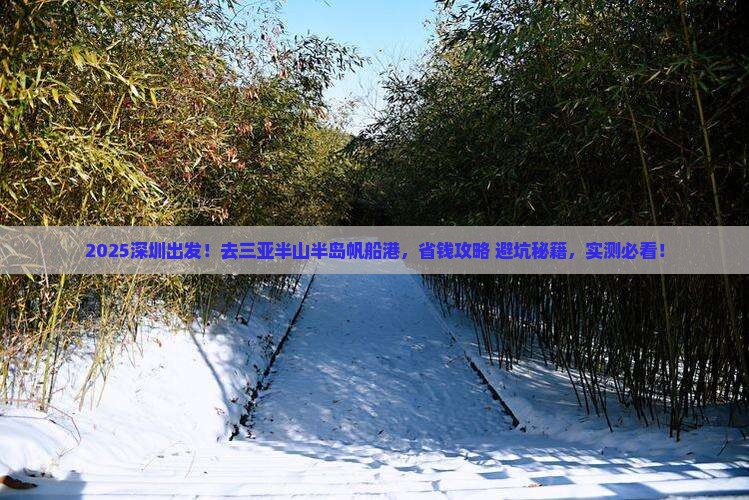 深圳去三亚半山半岛帆船港攻略