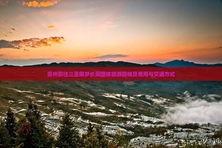 苏州前往三亚椰梦长廊团体旅游