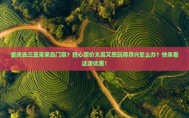 重庆去三亚呆呆岛门票