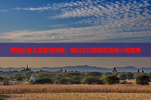 恩施出发三亚南山文化旅游区旅游小吃