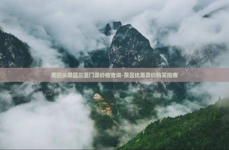 舟山前往三亚鹿回头门票