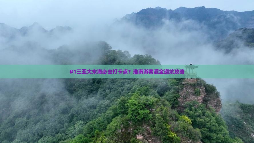 淮南前往三亚大东海旅游打卡点