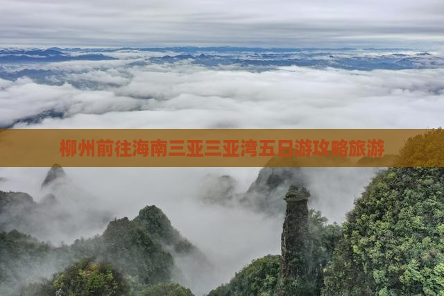 柳州前往三亚三亚湾五日游