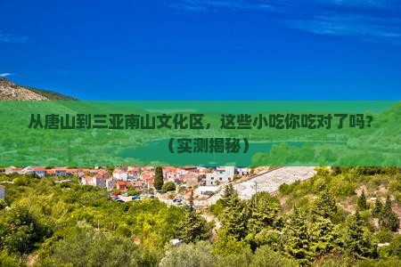 唐山去三亚南山文化旅游区旅游小吃