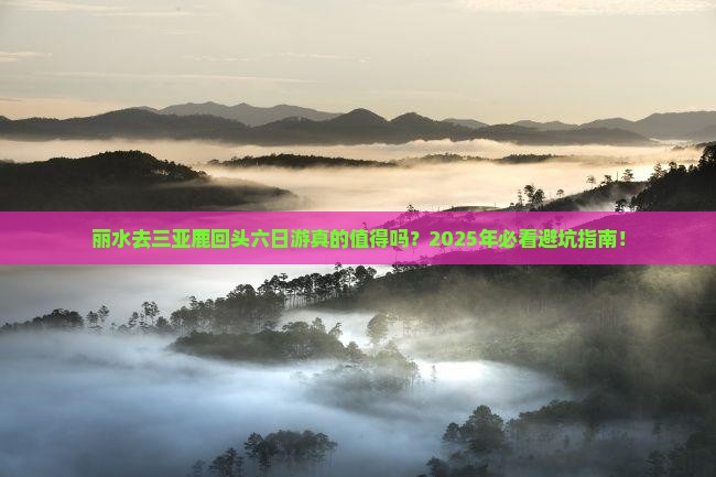丽水去三亚鹿回头六日游