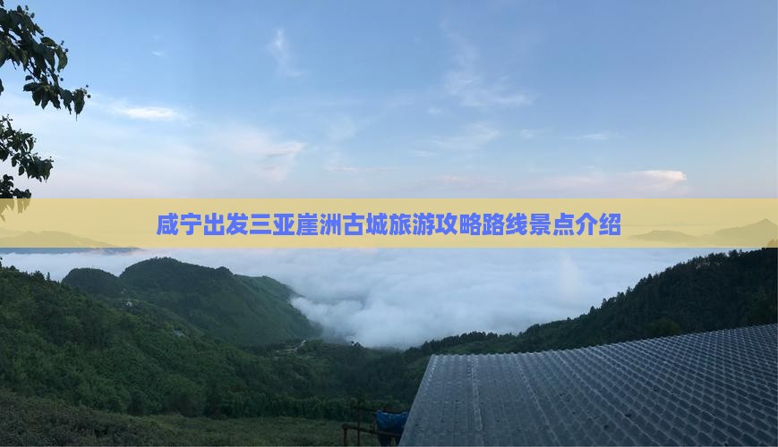 咸宁出发三亚崖洲古城旅游
