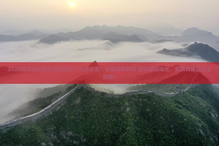 哈尔滨出发三亚凤凰岛个人游