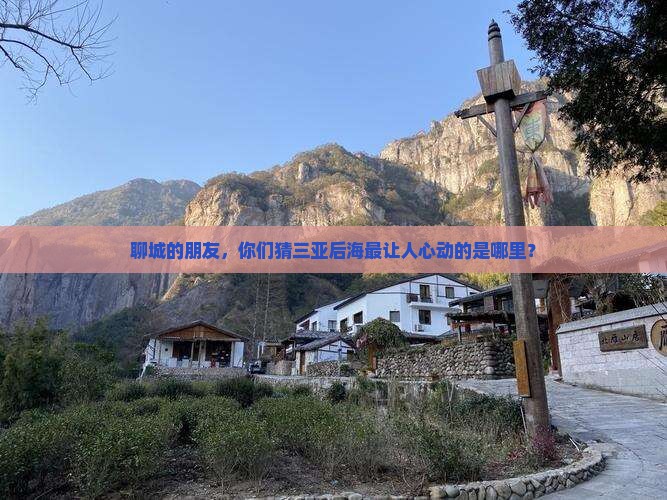 聊城去三亚后海旅游打卡点