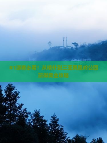 喀什出发三亚凤凰岭公园攻略