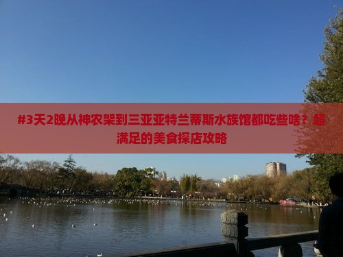神农架出发三亚亚特兰蒂斯水族馆旅游小吃