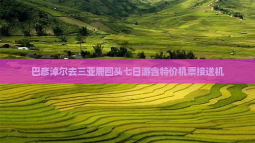 巴彦淖尔去三亚鹿回头七日游