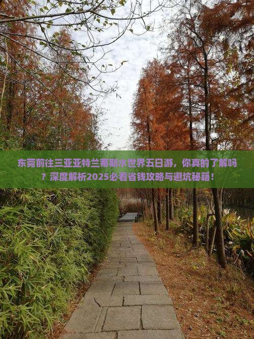 东莞前往三亚亚特兰蒂斯水世界五日游