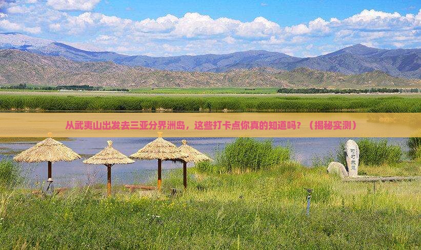 武夷山出发三亚分界洲岛旅游打卡点
