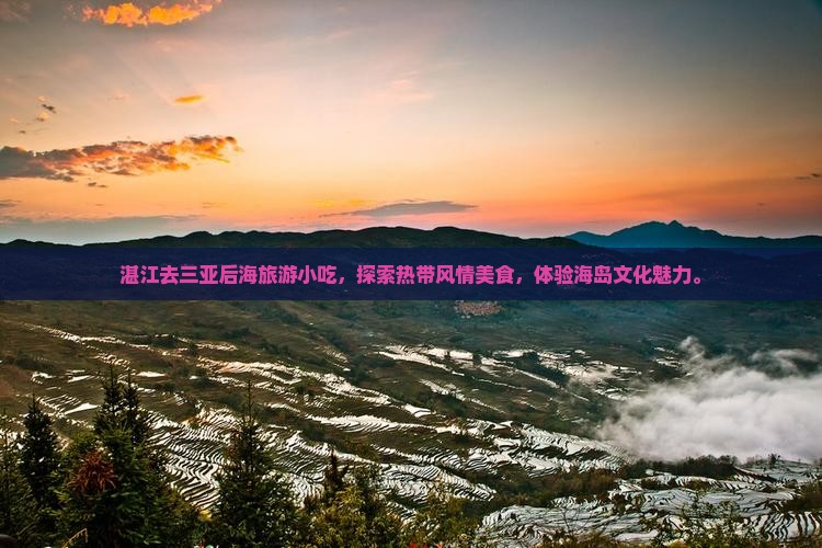 湛江去三亚后海旅游小吃