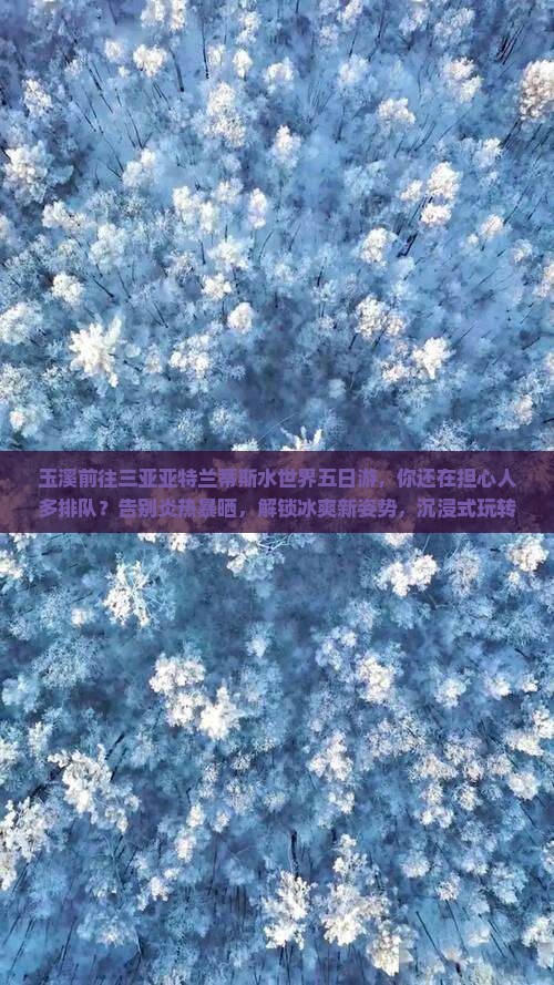 玉溪前往三亚亚特兰蒂斯水世界五日游