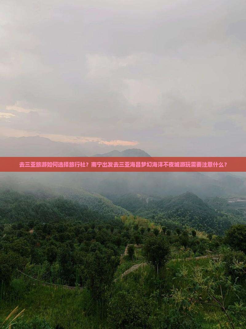 南宁去三亚海昌梦幻海洋不夜城旅行社