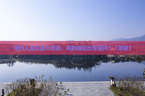 亳州前往三亚大东海一日游