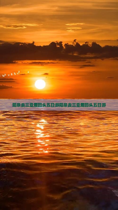 阳泉去三亚鹿回头五日游