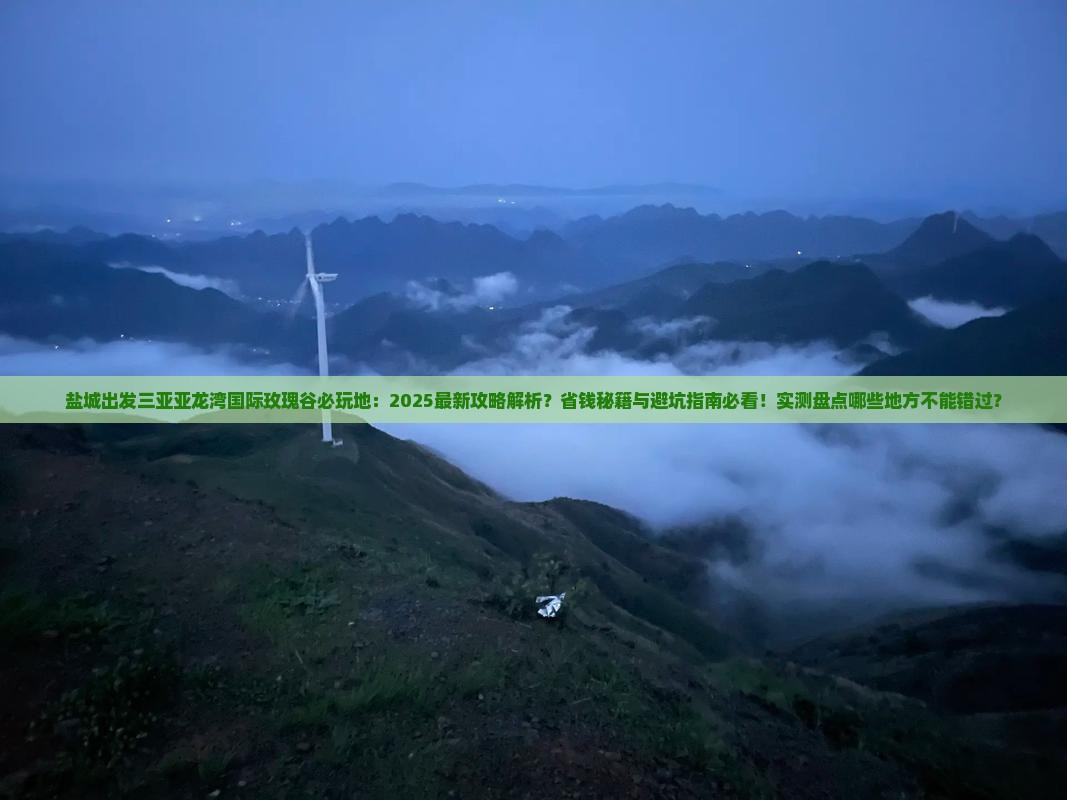 盐城出发三亚亚龙湾国际玫瑰谷必玩地