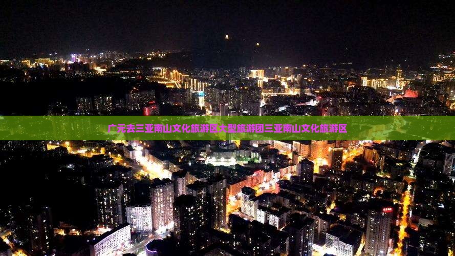 广元去三亚南山文化旅游区大型旅游团