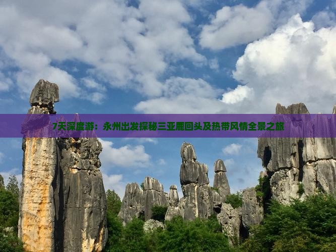 7天深度游：永州出发探秘三亚鹿回头及热带风情全景之旅