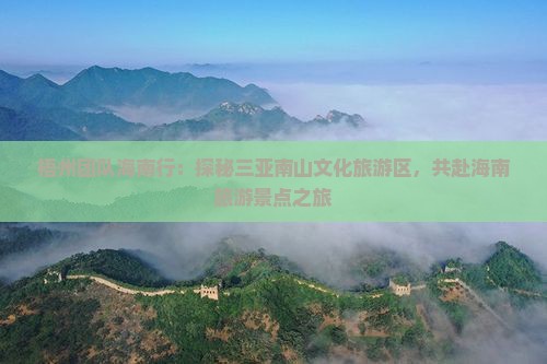 梧州团队海南行：探秘三亚南山文化旅游区，共赴海南旅游景点之旅