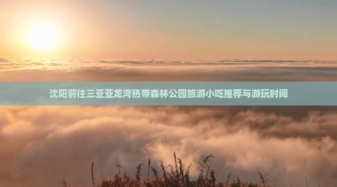 沈阳前往三亚亚龙湾热带森林公园旅游小吃推荐与游玩时间 沈阳前往三亚亚龙湾热带森林公园旅游小吃推荐与游玩时间