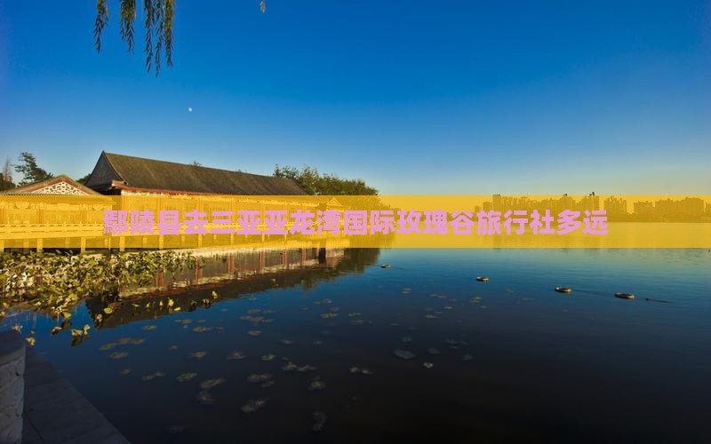 鄢陵县去三亚亚龙湾国际玫瑰谷旅行社多远 鄢陵县去三亚亚龙湾国际玫瑰谷旅行社多远