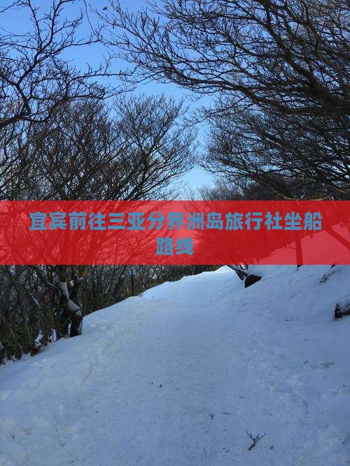 宜宾前往三亚分界洲岛旅行社坐船路线