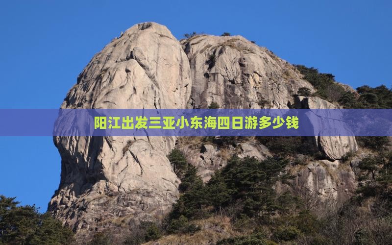 阳江出发三亚小东海四日游