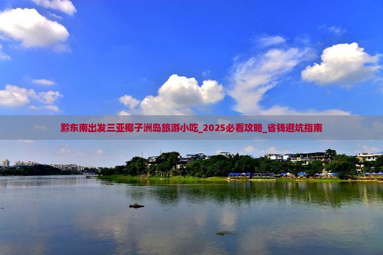 黔东南出发三亚椰子洲岛旅游小吃