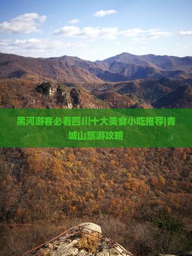 黑河游客必看四川十大美食小吃推荐|青城山旅游攻略