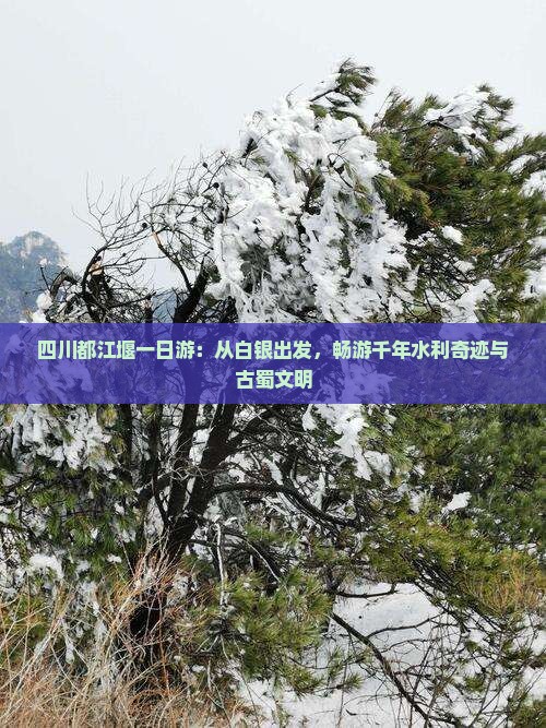 四川都江堰一日游：从白银出发，畅游千年水利奇迹与古蜀文明