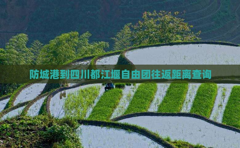 防城港到四川都江堰自由团往返距离查询