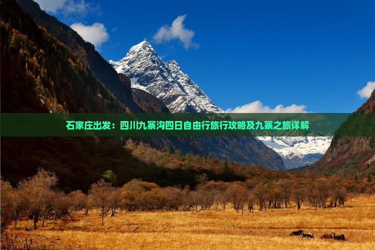 石家庄出发：四川九寨沟四日自由行旅行攻略及九寨之旅详解
