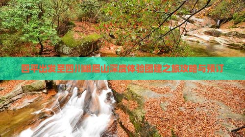 四平出发至四川峨眉山深度体验团建之旅攻略与预订