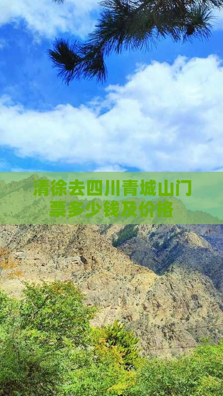 清徐去四川青城山门票